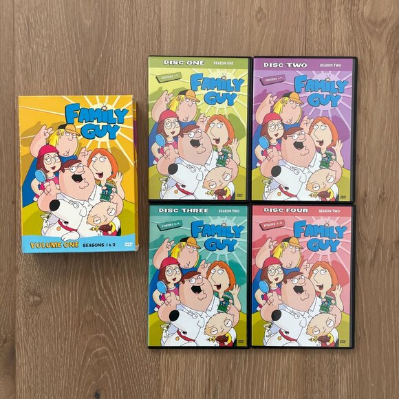 Family Guy DVD TV Show Box Sets Volume 1, 2 Seasons 1, 2, 3 VERY GOOD 2003 - Picture 5 of 14